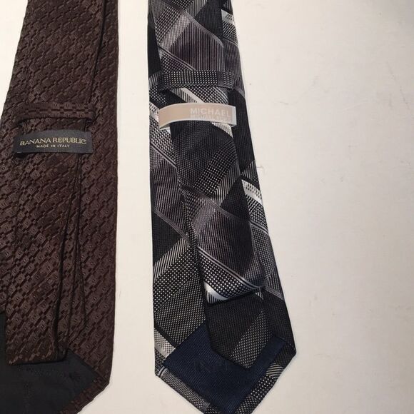 5 Silk Neckties Michael Kors Saks Fifth Ave - Picture 9 of 16